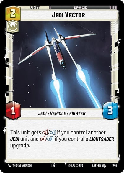 Jedi Vector (Foil), Legends of the Force 746
