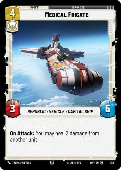 Medical Frigate (Foil), Legends of the Force 752