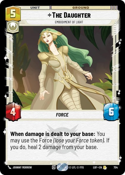 The Daughter - Embodiment of Light (Foil), Legends of the Force 754
