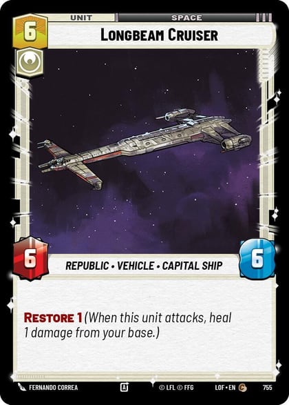 Longbeam Cruiser (Foil), Legends of the Force 755