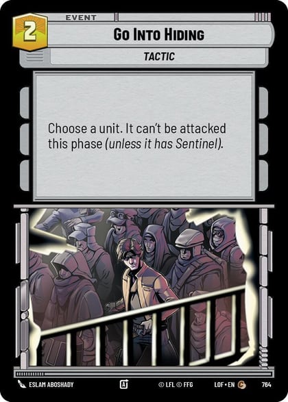 Go Into Hiding (Foil), Legends of the Force 764