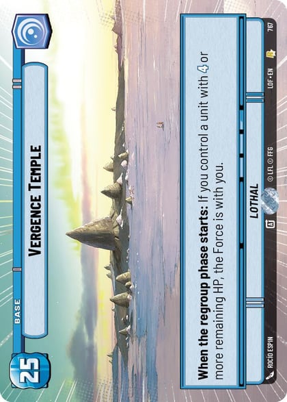 Vergence Temple (Hyperspace Foil), Legends of the Force 767