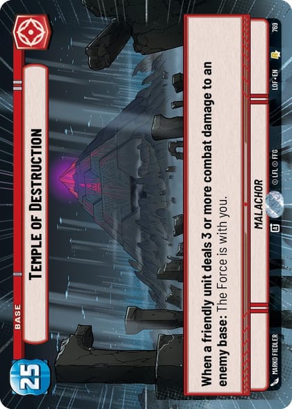 Temple of Destruction (Hyperspace Foil), Legends of the Force 769