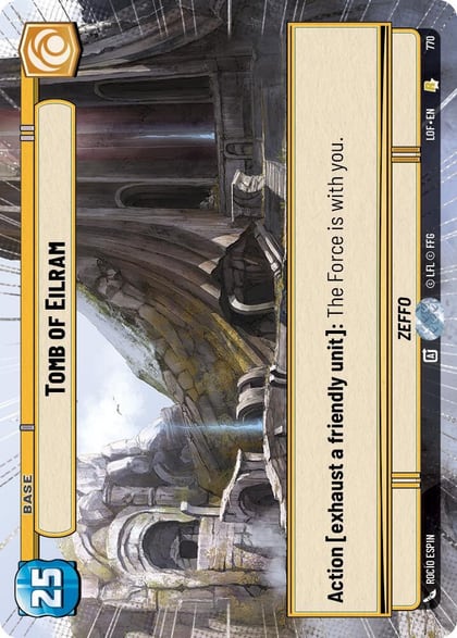 Tomb of Eilram (Hyperspace Foil), Legends of the Force 770