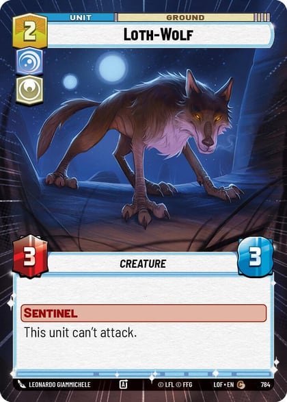 Loth-Wolf (Hyperspace Foil), Legends of the Force 784