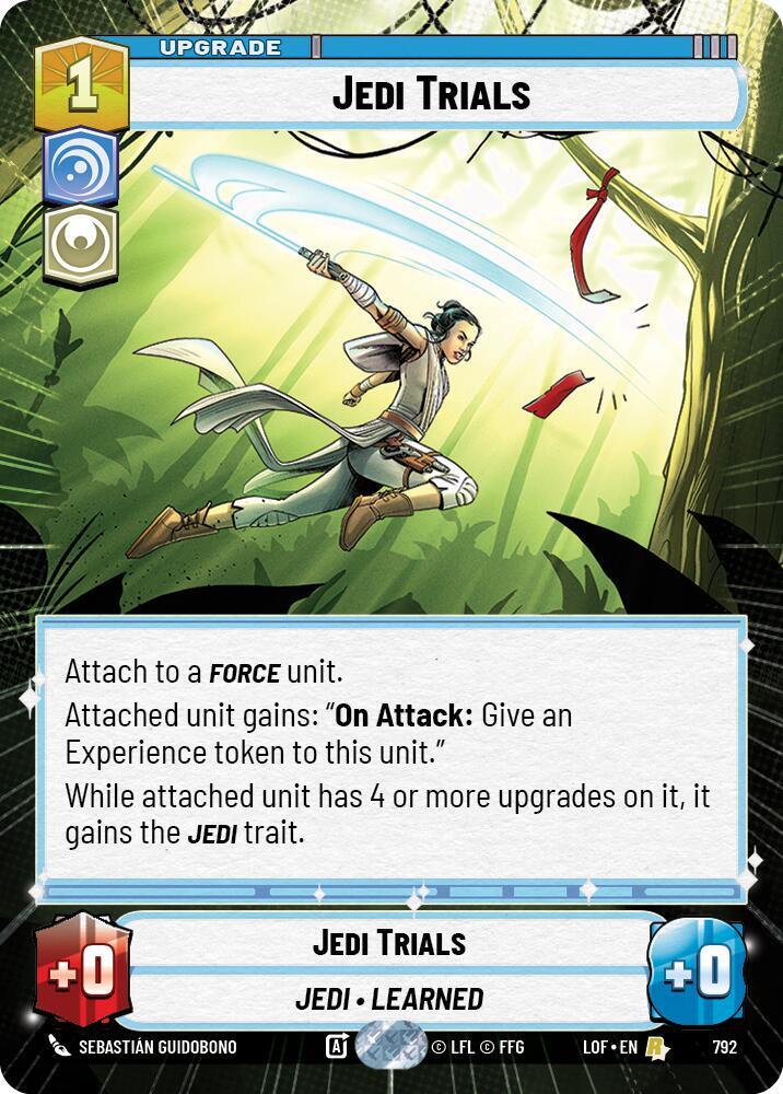 Jedi Trials (Hyperspace Foil), Legends of the Force 792