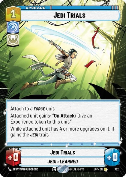 Jedi Trials (Hyperspace Foil), Legends of the Force 792