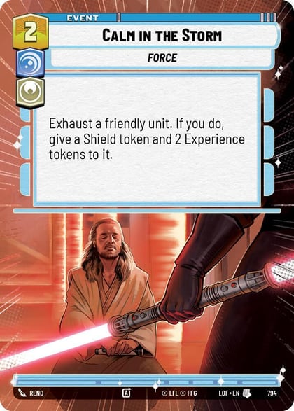 Calm in the Storm (Hyperspace Foil), Legends of the Force 794