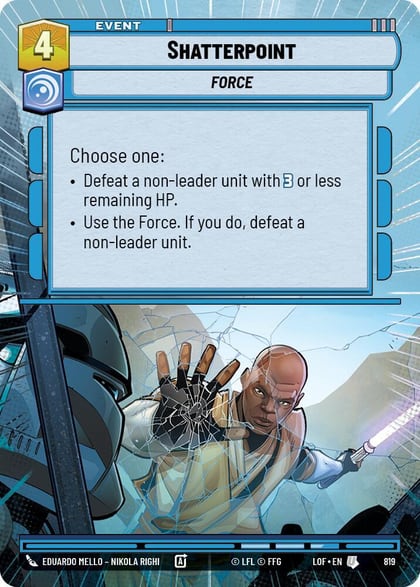 Shatterpoint (Hyperspace Foil), Legends of the Force 819