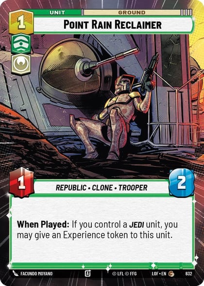Point Rain Reclaimer (Hyperspace Foil), Legends of the Force 832