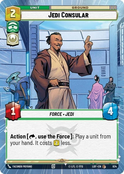 Jedi Consular (Hyperspace Foil), Legends of the Force 834