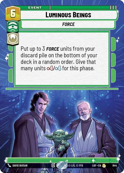 Luminous Beings (Hyperspace Foil), Legends of the Force 844