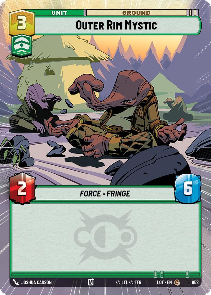 Outer Rim Mystic (Hyperspace Foil), Legends of the Force 852