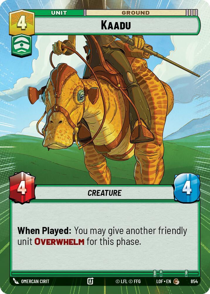 Kaadu (Hyperspace Foil), Legends of the Force 854