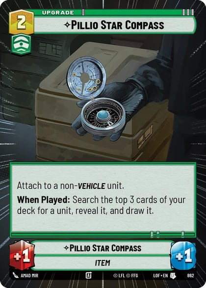 Pillio Star Compass (Hyperspace Foil), Legends of the Force 862