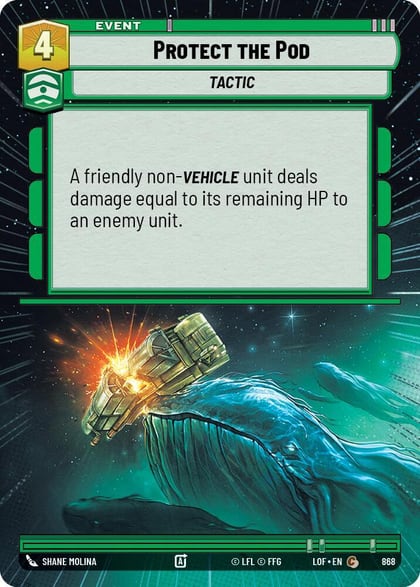 Protect the Pod (Hyperspace Foil), Legends of the Force 868