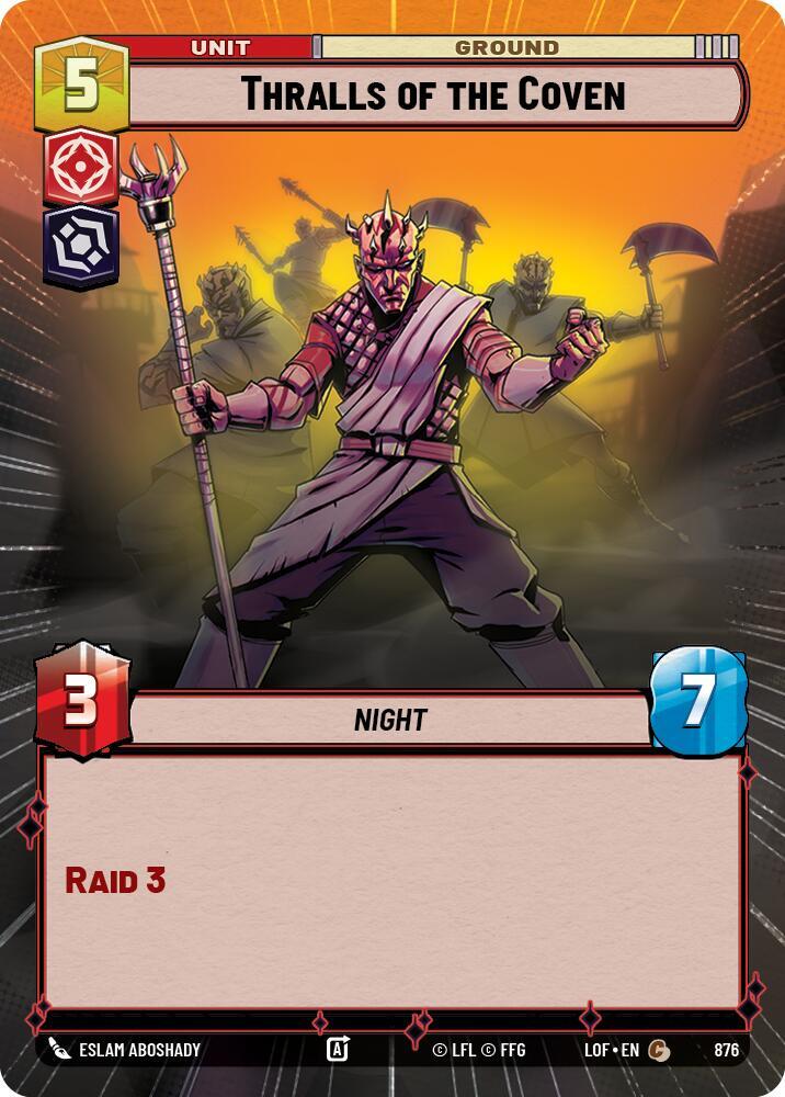 Thralls of the Coven (Hyperspace Foil), Legends of the Force 876