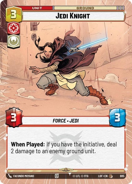 Jedi Knight (Hyperspace Foil), Legends of the Force 885
