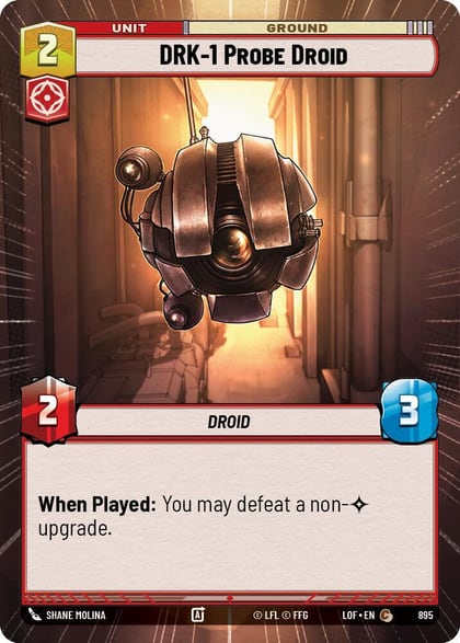 DRK-1 Probe Droid (Hyperspace Foil), Legends of the Force 895