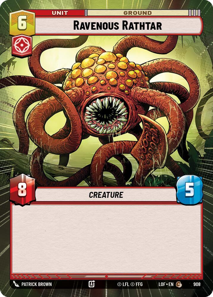 Ravenous Rathtar (Hyperspace Foil), Legends of the Force 908