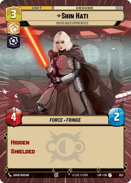 Shin Hati - Overeager Apprentice (Hyperspace Foil), Legends of the Force 923