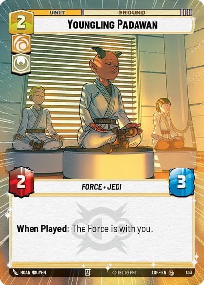 Youngling Padawan (Hyperspace Foil), Legends of the Force 933
