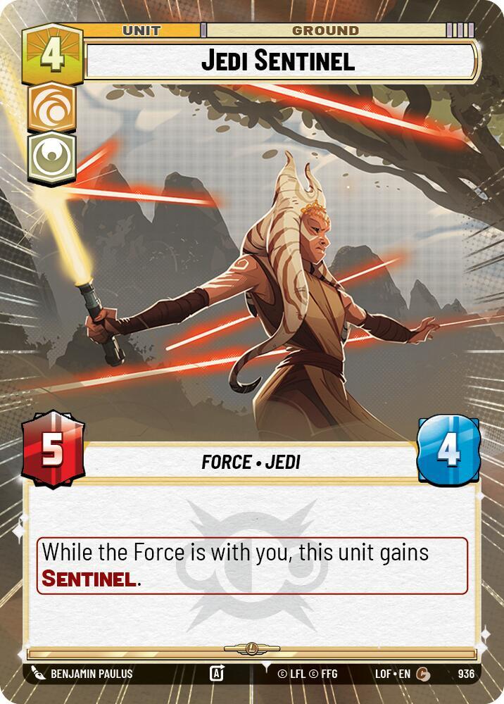 Jedi Sentinel (Hyperspace Foil), Legends of the Force 936