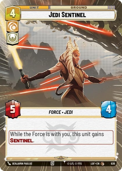 Jedi Sentinel (Hyperspace Foil), Legends of the Force 936