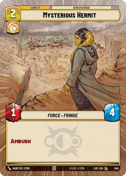 Mysterious Hermit (Hyperspace Foil), Legends of the Force 948