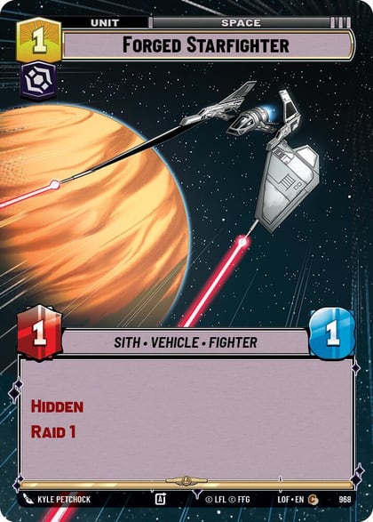 Forged Starfighter (Hyperspace Foil), Legends of the Force 968