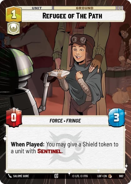 Refugee of The Path (Hyperspace Foil), Legends of the Force 982