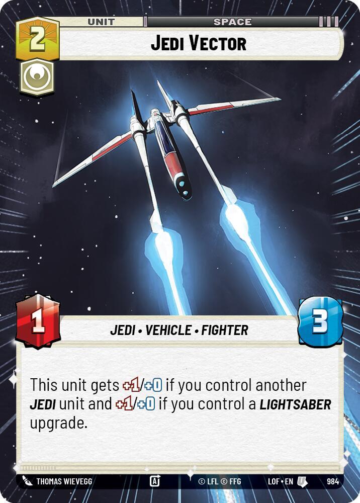 Jedi Vector (Hyperspace Foil), Legends of the Force 984