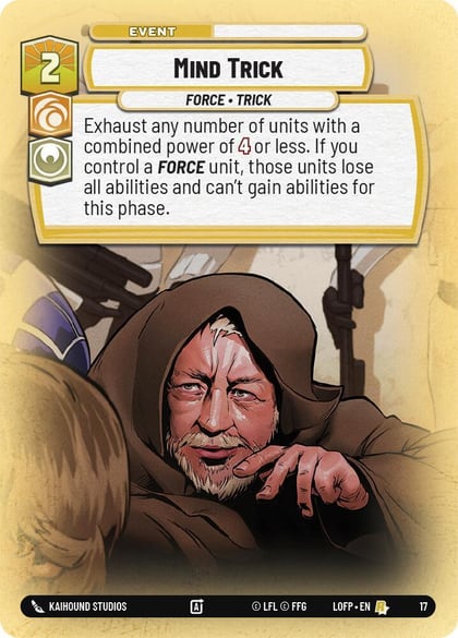 Mind Trick, Legends of the Force: Weekly Play Promos 17