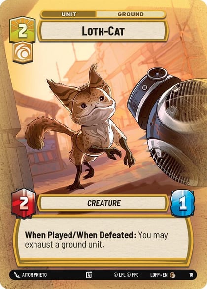 Loth-Cat, Legends of the Force: Weekly Play Promos 18