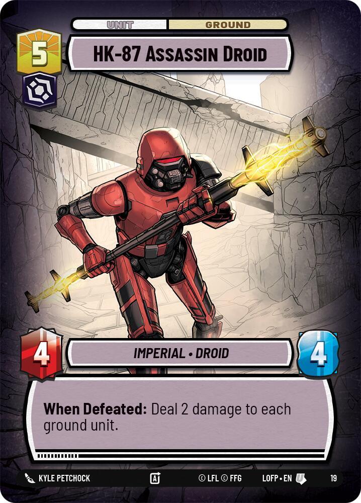 HK-87 Assassin Droid, Legends of the Force: Weekly Play Promos 19