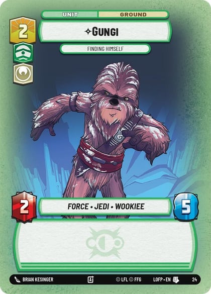 Gungi - Finding Himself (Foil), Legends of the Force: Weekly Play Promos 24