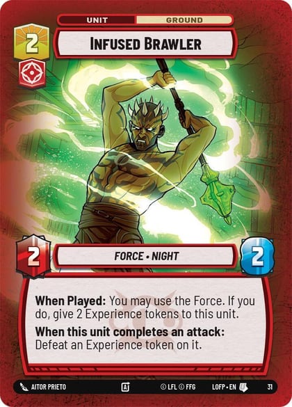 Infused Brawler (Foil), Legends of the Force: Weekly Play Promos 31