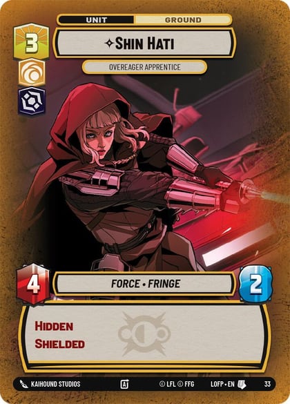 Shin Hati - Overeager Apprentice (Foil), Legends of the Force: Weekly Play Promos 33