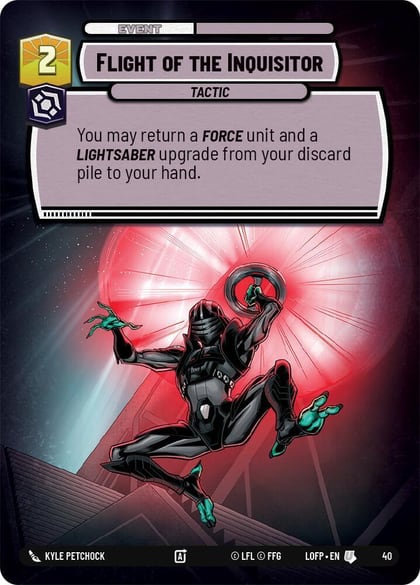 Flight of the Inquisitor (Foil), Legends of the Force: Weekly Play Promos 40