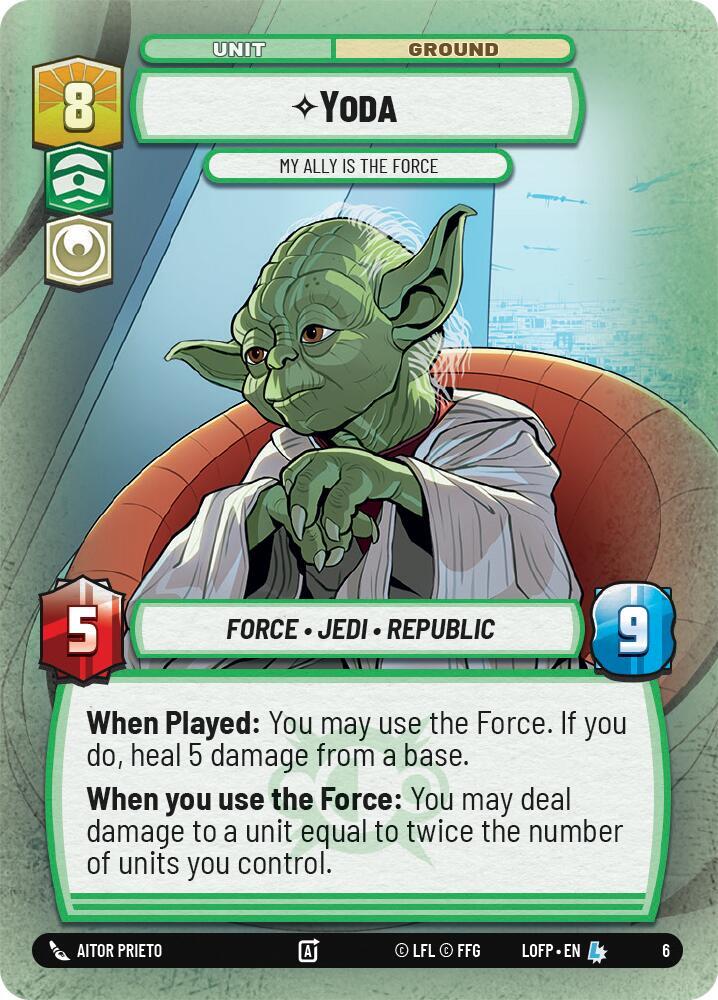 Yoda - My Ally is the Force, Legends of the Force: Weekly Play Promos 6
