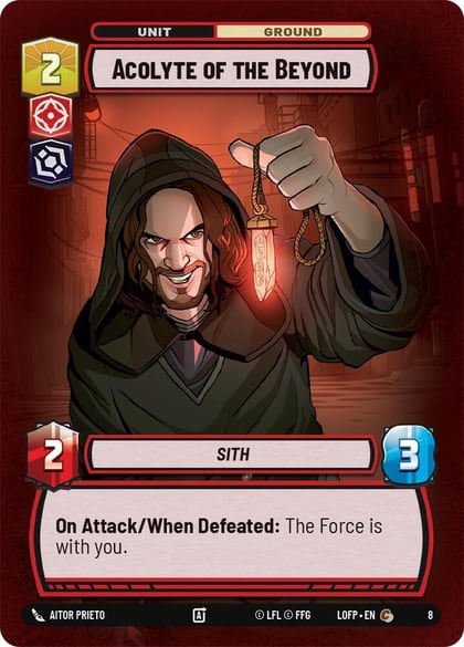 Acolyte of the Beyond, Legends of the Force: Weekly Play Promos 8