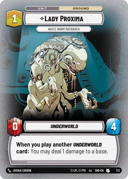 Lady Proxima - White Worm Matriarch, Organized Play Promos 1/2