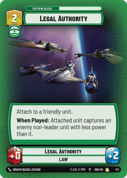 Legal Authority, Organized Play Promos 1/2