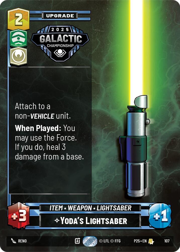 Yoda's Lightsaber, Organized Play Promos 107