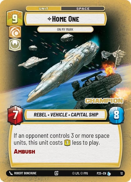 Home One - On My Mark (Champion), Organized Play Promos 12