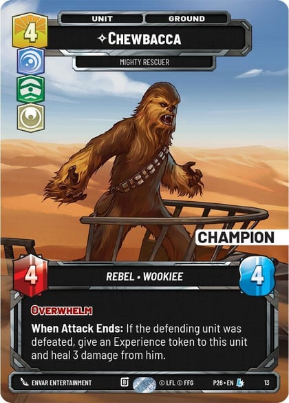 Chewbacca - Mighty Rescuer (Champion), Organized Play Promos 13