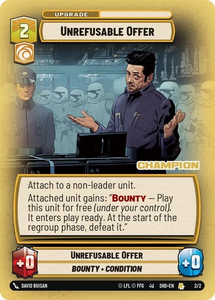Unrefusable Offer (Champion), Organized Play Promos 2/2