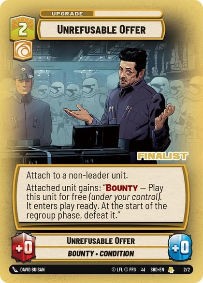 Unrefusable Offer (Finalist), Organized Play Promos 2/2