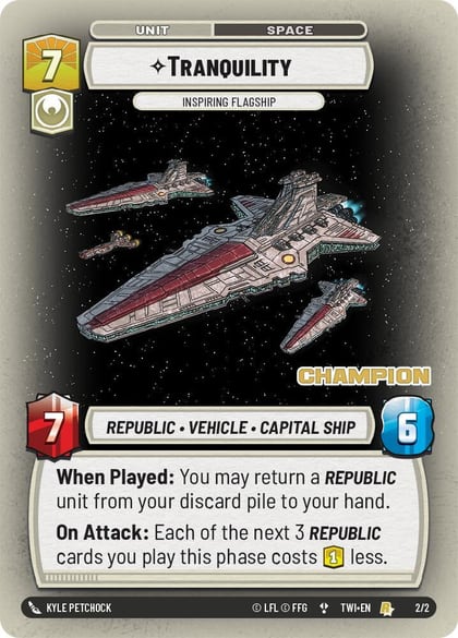 Tranquility - Inspiring Flagship (Champion), Organized Play Promos 2/2
