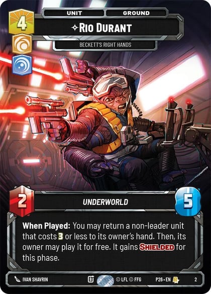 Rio Durant - Beckett's Right Hands, Organized Play Promos 2